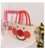 Cute Anpanman Hand-held Cotton Woven Bag - Image 3