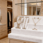 Rose Gold Single Row Zircon Ladies Fashion Watch Set - Image 5