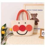 Cute Anpanman Hand-held Cotton Woven Bag